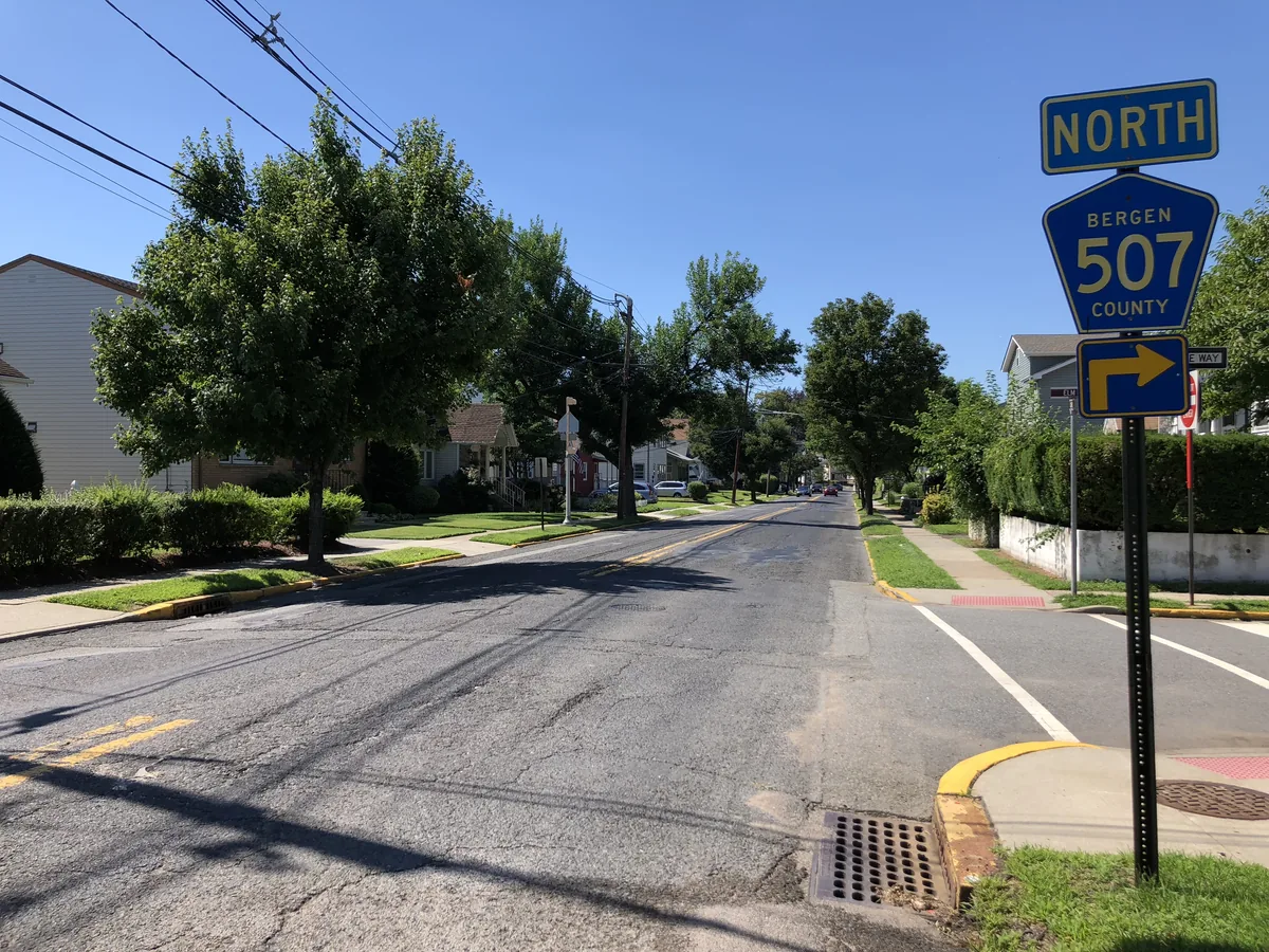 Street in East Rutherford, NJ