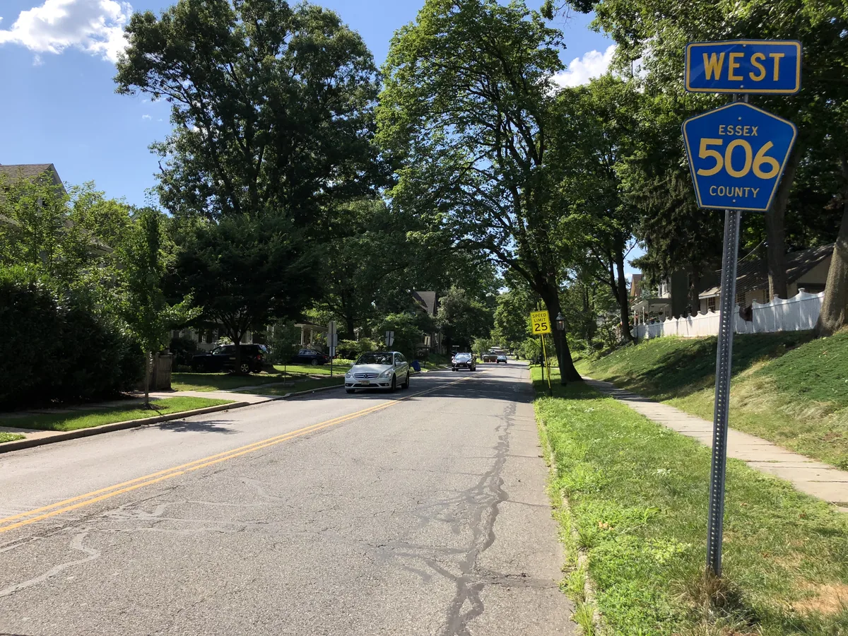 Street in Glen Ridge, NJ