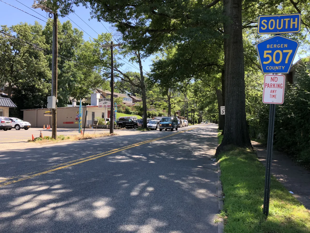 Street in Rutherford, NJ